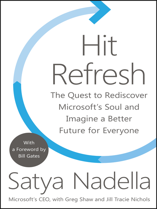 Title details for Hit Refresh by Satya Nadella - Available